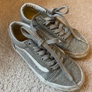 Vans old skool lurex glitter shoes